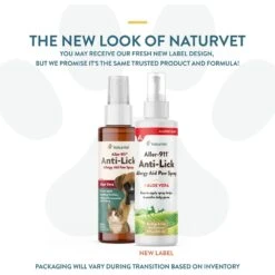 NaturVet Aller-911 Allergy Aid Anti-Lick Paw Plus Aloe Vera Dog & Cat Spray -Cozy Paws 60290 PT1. AC SS1800 V1698695757