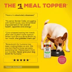 Brutus Broth Bone Broth Chicken Flavor Hip & Joint Human-Grade Dog Food Topper, 32-oz Box -Cozy Paws 604862 PT4. AC SS1800 V1670425788