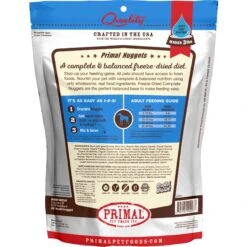Primal Duck Formula Nuggets Grain-Free Raw Freeze-Dried Dog Food -Cozy Paws 60717 PT1. AC SS1800 V1677701921