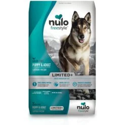 Nulo Freestyle Limited+ Salmon Recipe Grain-Free Puppy & Adult Dry Dog Food & Nulo FreeStyle Variety Pack Dog Food Topper -Cozy Paws 608054 PT1. AC SS1800 V1660923349