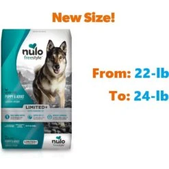 Nulo Freestyle Limited+ Salmon Recipe Grain-Free Puppy & Adult Dry Dog Food & Nulo FreeStyle Variety Pack Dog Food Topper -Cozy Paws 608054 PT3. AC SS1800 V1660923737