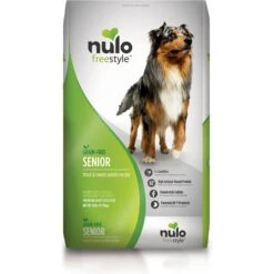 Nulo Freestyle Senior Grain-Free Trout & Sweet Potato Recipe Dry Dog Food & Nulo FreeStyle Variety Pack Dog Food Topper -Cozy Paws 608102 PT1. AC SS1800 V1660923564
