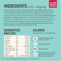 The Honest Kitchen Whole Food Clusters Chicken Recipe Small Breed Grain-Free Dog Food & The Honest Kitchen Butcher Block Pate Turkey & Autumn Veggies Pate Wet Dog Food -Cozy Paws 609902 PT3. AC SS1800 V1660745665