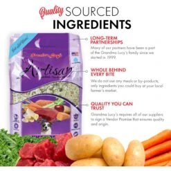 Grandma Lucy's Artisan Venison Grain-Free Freeze-Dried Dog Food -Cozy Paws 61095 PT3. AC SS1800 V1676648391