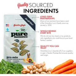 Grandma Lucy's Pureformance Grain-Free/Freeze-Dried Dog Food Pre-Mix -Cozy Paws 61186 PT3. AC SS1800 V1676647255