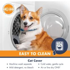 K&H Pet Products Original Pet Cot Elevated Dog Bed -Cozy Paws 611958 PT8. AC SS1800 V1659484089