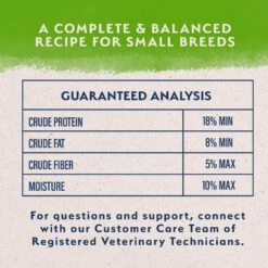 Natural Balance Limited Ingredient Vegetarian Small Breed Recipe Adult Dry Dog Food -Cozy Paws 613334 PT6. AC SS1800 V1659709705