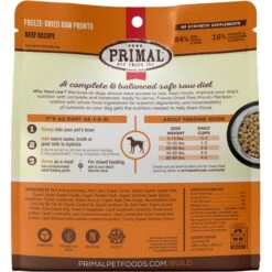 Primal Raw Pronto Beef Recipe Dog Freeze-Dried Food -Cozy Paws 614238 PT1. AC SS1800 V1677773389