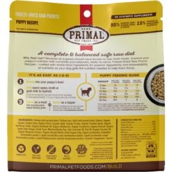 Primal Raw Pronto Puppy Recipe Dog Freeze-Dried Food -Cozy Paws 614366 PT1. AC SS1800 V1677773449