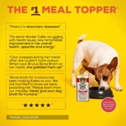 Brutus Broth Pork Flavored Grain-Free Bone Broth Dog Food Topping, 32-oz -Cozy Paws 616942 PT4. AC SS1800 V1659822861