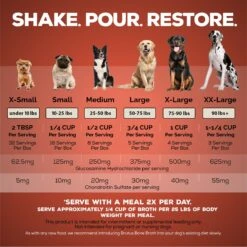 Brutus Broth Pork Flavored Grain-Free Bone Broth Dog Food Topping, 32-oz -Cozy Paws 616942 PT5. AC SS1800 V1659820042