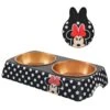 Disney Minnie Mouse Peek-A-Boo Silicone Dog & Cat Can Cover & Disney Minnie Mouse Peek-A-Boo Melamine Stainless Steel Double Dog & Cat Bowl -Cozy Paws 623406 MAIN. AC SS1800 V1661886632