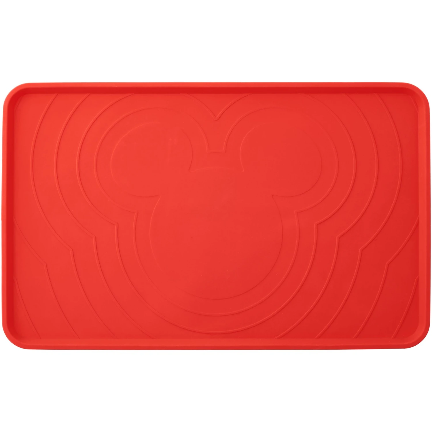 Disney Mickey Silicone Dog & Cat Food Mat & Disney Mickey Mouse Red Deco No-Skid Ceramic Dog & Cat Bowl 4 Disney Mickey Silicone Dog & Cat Food Mat & Disney Mickey Mouse Red Deco No-Skid Ceramic Dog & Cat Bowl - Image 2