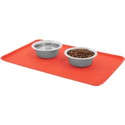Disney Mickey Silicone Dog & Cat Food Mat & Disney Mickey Mouse Red Deco Stainless Steel & Melamine Dog & Cat Bowl -Cozy Paws 623470 PT4. AC SS1800 V1662040128