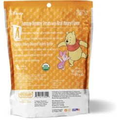 Disney Table Scraps Winnie The Pooh Organic Honey Roasted Turkey Recipe Dog Treats, 5-oz Bag & Disney Winnie The Pooh Orange Ceramic Dog & Cat Treat Jar -Cozy Paws 623486 PT2. AC SS1800 V1661896397
