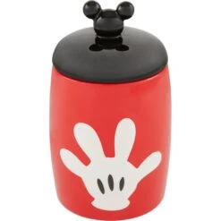 Disney Table Scraps Mickey Mouse Hot Diggity Dog Recipe Upcycled Jerky Dog Treats, 5-oz Bag & Disney Mickey Mouse Ceramic Dog & Cat Treat Jar -Cozy Paws 623510 PT5. AC SS1800 V1661895959