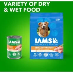 Iams Proactive Health Healthy Weight Management Low Fat Formula With Real Chicken Adult Dry Dog Food -Cozy Paws 62596 PT8. AC SS1800 V1667863417
