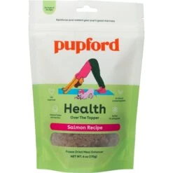 Pupford Over The Topper Salmon Recipe Freeze-Dried Dog Food Topper, 6-oz Bag -Cozy Paws 629342 PT3. AC SS1800 V1668730064