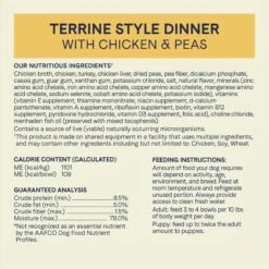 CANIDAE PURE Petite All Stages Small Breed Fricassee Style Dinner With Turkey & Green Beans Wet Dog Food Trays, 3.5-oz, Case Of 12 & CANIDAE PURE Petite All Stages Small Breed Terrine Style Dinner With Chicken & Peas Wet Dog Food Trays, 3.5-oz, Case Of 12 -Cozy Paws 632398 PT6. AC SS1800 V1663881082