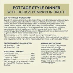 CANIDAE PURE Petite All Stages Small Breed Pottage Style Dinner With Duck & Pumpkin Breed Wet Dog Food Trays, 3.5-oz, Case Of 12 & CANIDAE PURE Petite All Stages Small Breed Bolognese Style Dinner With Beef & Carrots Wet Dog Food Trays, 3.5-oz, Case Of 12 -Cozy Paws 632422 PT2. AC SS1800 V1663880966