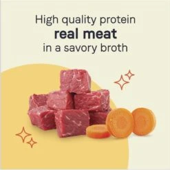 CANIDAE PURE Petite All Stages Small Breed Pottage Style Dinner With Duck & Pumpkin Breed Wet Dog Food Trays, 3.5-oz, Case Of 12 & CANIDAE PURE Petite All Stages Small Breed Bolognese Style Dinner With Beef & Carrots Wet Dog Food Trays, 3.5-oz, Case Of 12 -Cozy Paws 632422 PT7. AC SS1800 V1663880786