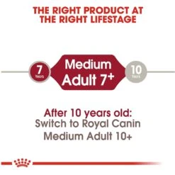 Royal Canin Size Health Nutrition Medium Adult 7+ Dry Dog Food -Cozy Paws 63262 PT6. AC SS1800 V1697212427