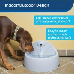 PetSafe Drinkwell Everflow Plastic Dog & Cat Fountain -Cozy Paws 63326 PT3. AC SS1800 V1598892097