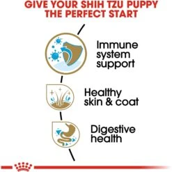 Royal Canin Breed Health Nutrition Shih Tzu Puppy Dry Dog Food -Cozy Paws 63378 PT4. AC SS1800 V1697213499