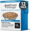 JustFoodForDogs Veterinary Diet PantryFresh Metabolic Support Shelf-Stable Fresh Dog Food, 12.5-oz Pouch, Case Of 12