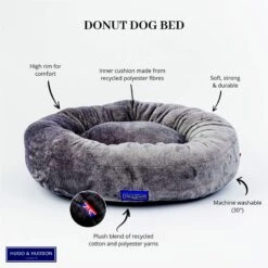 HUGO & HUDSON Donut Dog Bed -Cozy Paws 643214 PT8. AC SS1800 V1663711071