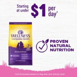 Wellness Toy Breed Complete Health Adult Deboned Chicken, Brown Rice & Peas Recipe Dry Dog Food -Cozy Paws 64431 PT4. AC SS1800 V1657661013