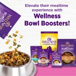 Wellness Toy Breed Complete Health Adult Deboned Chicken, Brown Rice & Peas Recipe Dry Dog Food -Cozy Paws 64431 PT5. AC SS1800 V1651014383