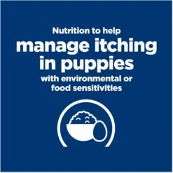 Hill's Prescription Diet Derm Complete Puppy Environmental/Food Sensitivities Rice & Egg Recipe Dry Dog Food, 14.3-lb Bag -Cozy Paws 647350 PT2. AC SS1800 V1663713862