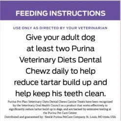 Purina Pro Plan Veterinary Diets Dental Chewz Dental Chew Dog Treats -Cozy Paws 65078 PT7. AC SS1800 V1677166137