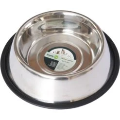 Iconic Pet Stainless Steel Non-Skid Dog & Cat Bowl, 2 Count -Cozy Paws 652102 PT1. AC SS1800 V1663880484