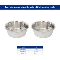 Iconic Pet U Design Adjustable Stainless Steel Pet Double Dog Bowl -Cozy Paws 652190 PT5. AC SS1800 V1663880960
