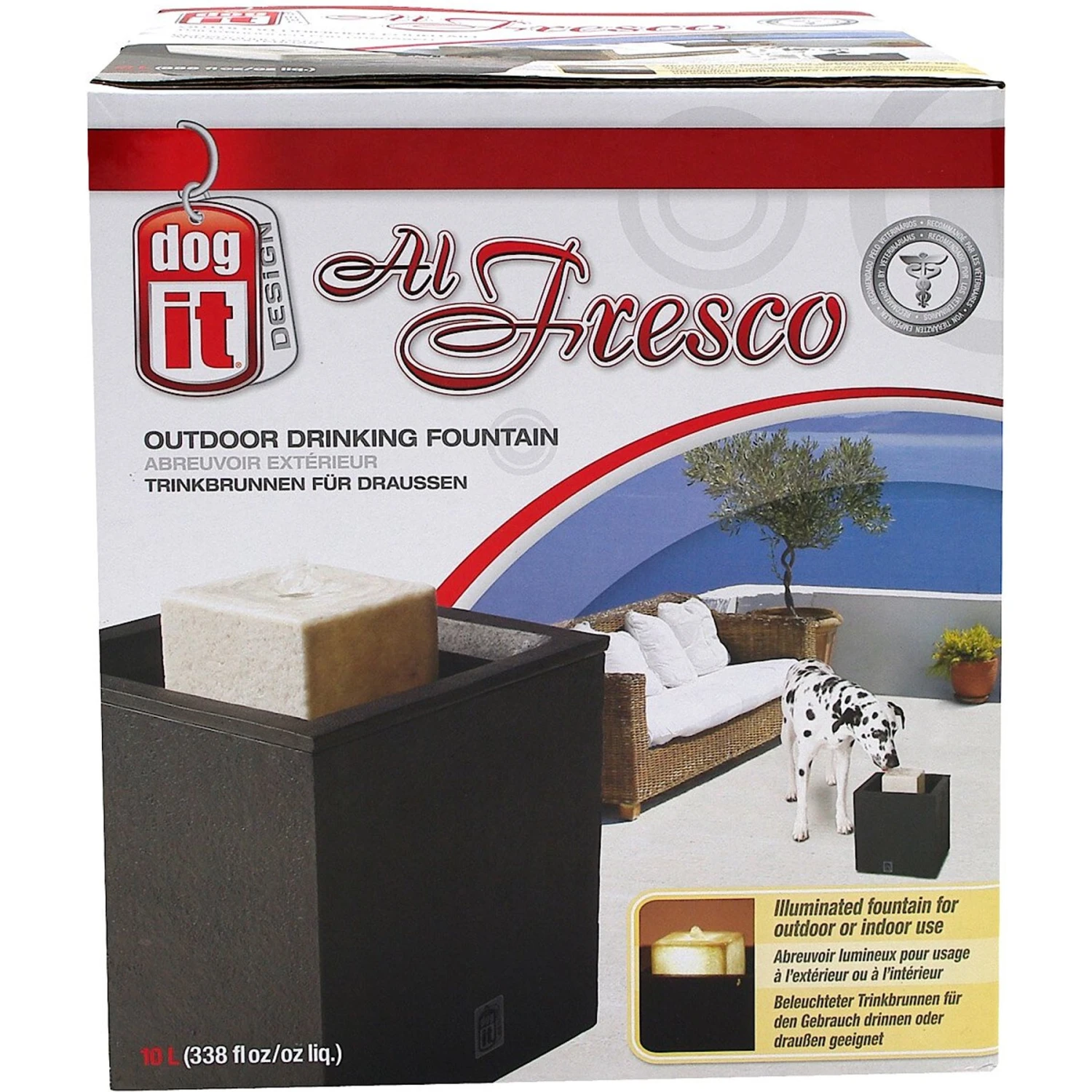 Dogit Design Alfresco Outdoor Drinking Plastic Fountain 3 Dogit Design Alfresco Outdoor Drinking Plastic Fountain