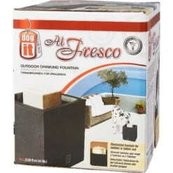 Dogit Design Alfresco Outdoor Drinking Plastic Fountain 12 Dogit Design Alfresco Outdoor Drinking Plastic Fountain -Cozy Paws 65640 PT6. AC SS1800 V1544047317