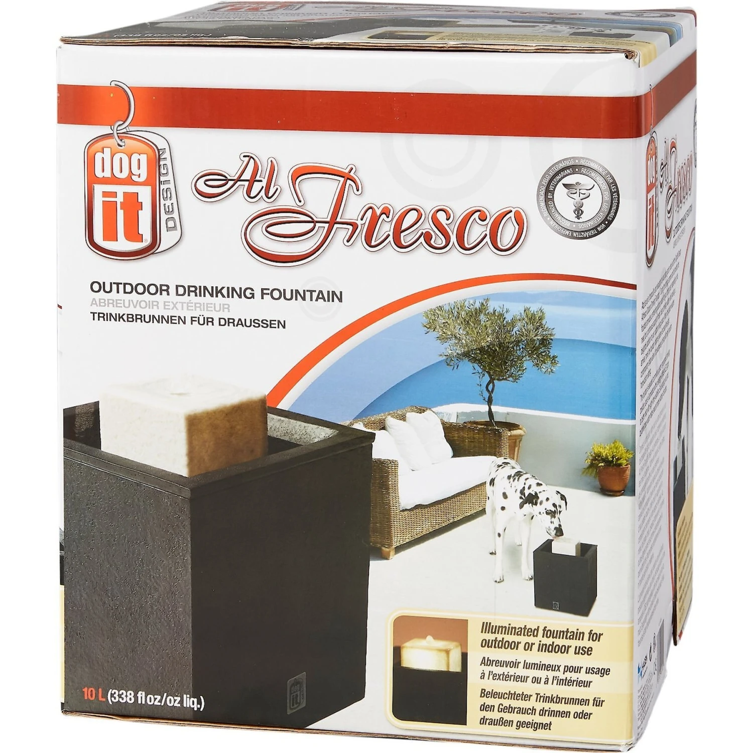 Dogit Design Alfresco Outdoor Drinking Plastic Fountain 7 Dogit Design Alfresco Outdoor Drinking Plastic Fountain - Image 5