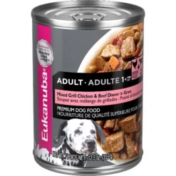 Eukanuba Adult Beef & Vegetable Stew Canned Dog Food & Eukanuba Adult Mixed Grill Chicken & Beef Dinner In Gravy Canned Dog Food -Cozy Paws 656910 PT5. AC SS1800 V1665779602