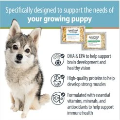 JustFoodForDogs Puppy Variety Pack Fish & Chicken Fresh Puppy Food, 18-oz Pouch, Case Of 7   -Cozy Paws 663374 PT3. AC SS1800 V1665438445