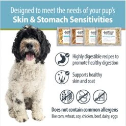 JustFoodForDogs Sensitive Skin & Stomach Variety Pack Human-Grade Fresh Whole Dog Food -Cozy Paws 663390 PT3. AC SS1800 V1665438318