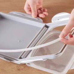 Hanamya Container With Measuring Cup Dog & Cat Food Storage -Cozy Paws 665774 PT7. AC SS1800 V1665526850