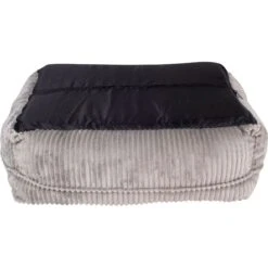 HappyCare Textiles Decorative Corduory Rectangle Orthopedic Cat & Dog Bed -Cozy Paws 666222 PT5. AC SS1800 V1667518400