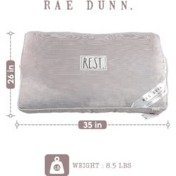 Rae Dunn "Rest" Orthopedic Dog & Cat Pillow Bed -Cozy Paws 667854 PT5. AC SS1800 V1665781469