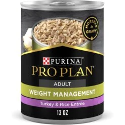 New Products 3 Purina Pro Plan Specialized Adult Weight Management Turkey & Rice Entree Canned Dog Food