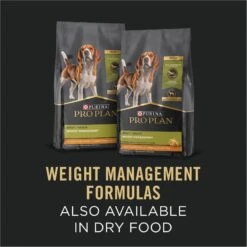 Purina Pro Plan Specialized Adult Weight Management Turkey & Rice Entree Canned Dog Food -Cozy Paws 67452 PT6. AC SS1800 V1694718650