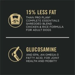 Purina Pro Plan Adult Large Breed Weight Management Chicken & Rice Formula Dry Dog Food -Cozy Paws 67470 PT4. AC SS1800 V1649198807