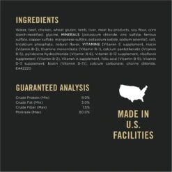 Purina Pro Plan Adult Shredded Beef & Lamb Entree In Gravy Canned Dog Food 15 Purina Pro Plan Adult Shredded Beef & Lamb Entree In Gravy Canned Dog Food -Cozy Paws 67607 PT4. AC SS1800 V1634254009