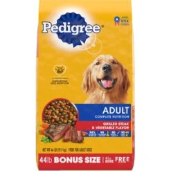 Pedigree Complete Nutrition Grilled Steak & Vegetable Flavor Dog Kibble Adult Dry Dog Food & Pedigree Chopped Ground Dinner Chicken With Beef Adult Canned Wet Dog Food Variety Pack 12 Pedigree Complete Nutrition Grilled Steak & Vegetable Flavor Dog Kibble Adult Dry Dog Food & Pedigree Chopped Ground Dinner Chicken With Beef Adult Canned Wet Dog Food Variety Pack -Cozy Paws 688806 PT1. AC SS1800 V1668803169